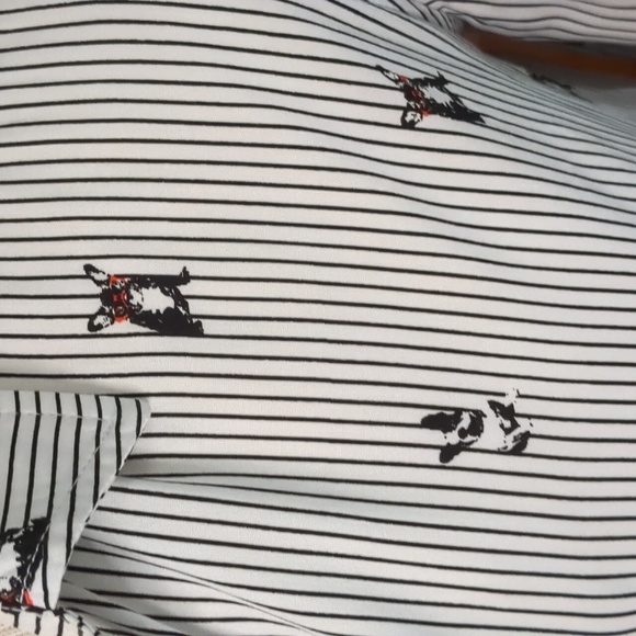 JANE & DELANCEY* 100% rayon long sleeve button down shirttail hem blouse w/ - Picture 2 of 11